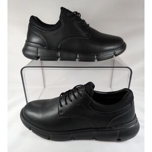 XPACS Mens Oxford Dress Shoes Black Comfort Walking Shoes Orthopedic Size 10 NEW